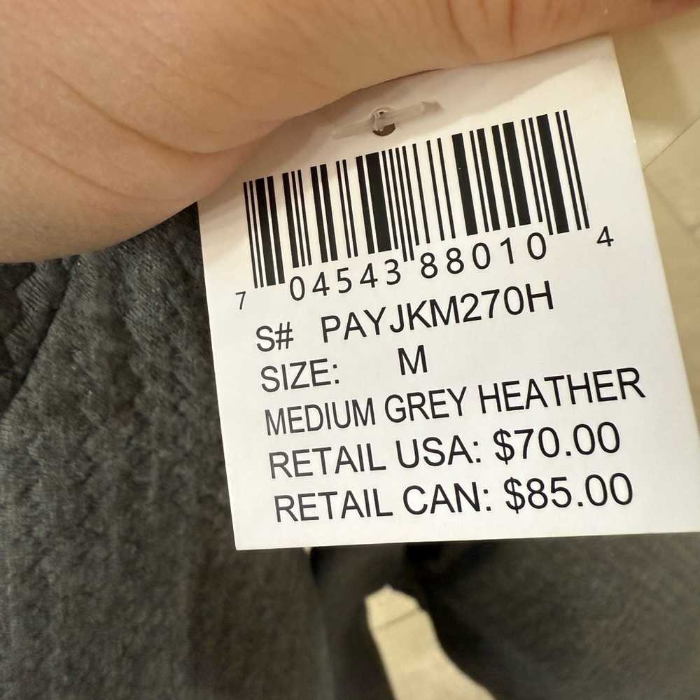 Men’s Gray PGA Tour Hooded Jacket NWT - Picture 5 of 5